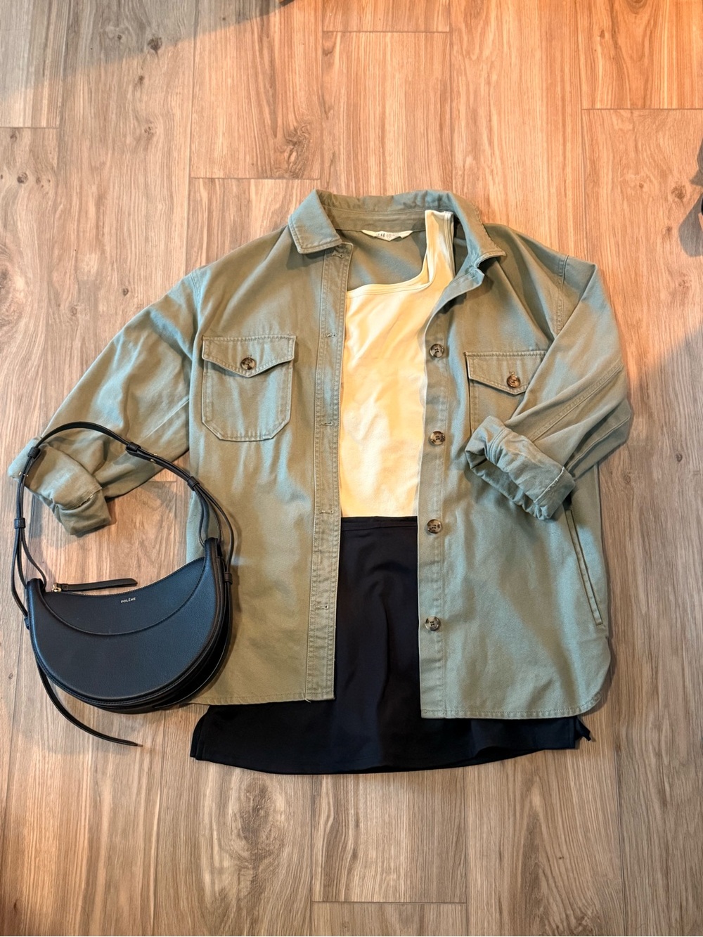 H&M Olive Green Utility Jacket